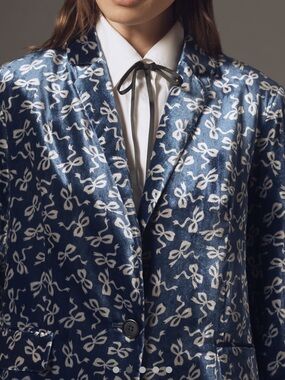 The Tessie Blazer by Maeve: Velvet Edition